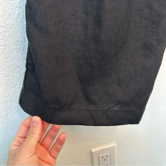 Reformation 100% linen pants black 10P - Picture 7 of 16